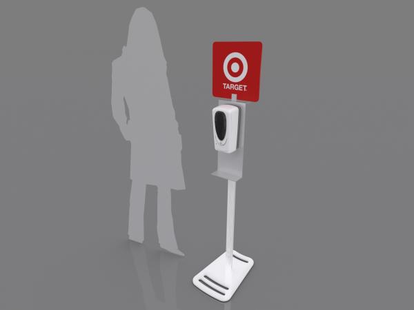 MOD-9003 Hand Sanitizer Stand with Graphic -- Image 2